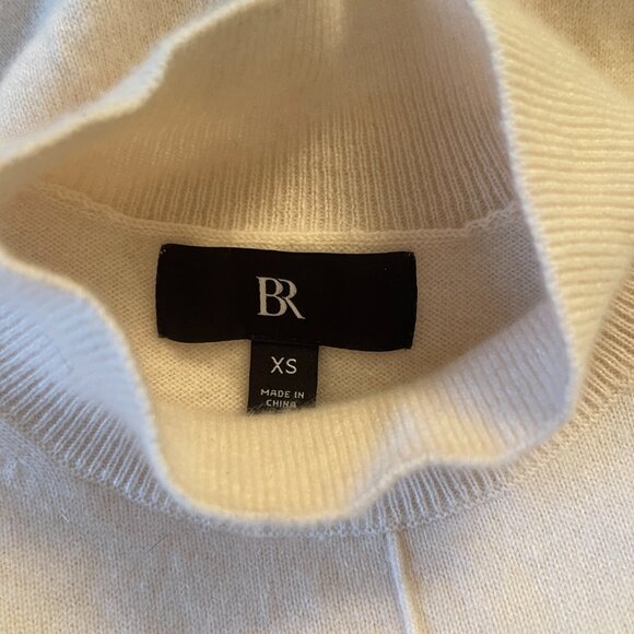 Banana Republic Franca Cashmere Padded Shoulder Top Size XS - Picture 4 of 6